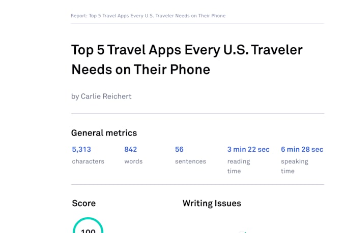 write SEO travel articles, travel blogs, and destination guides